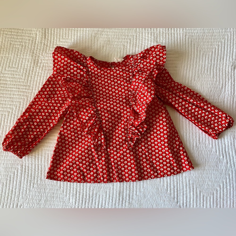 J. Crew Girls’ Ruffle Top S 6-7